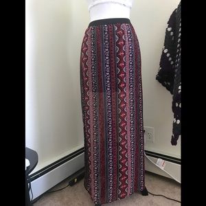 Printed Maxi Skirt